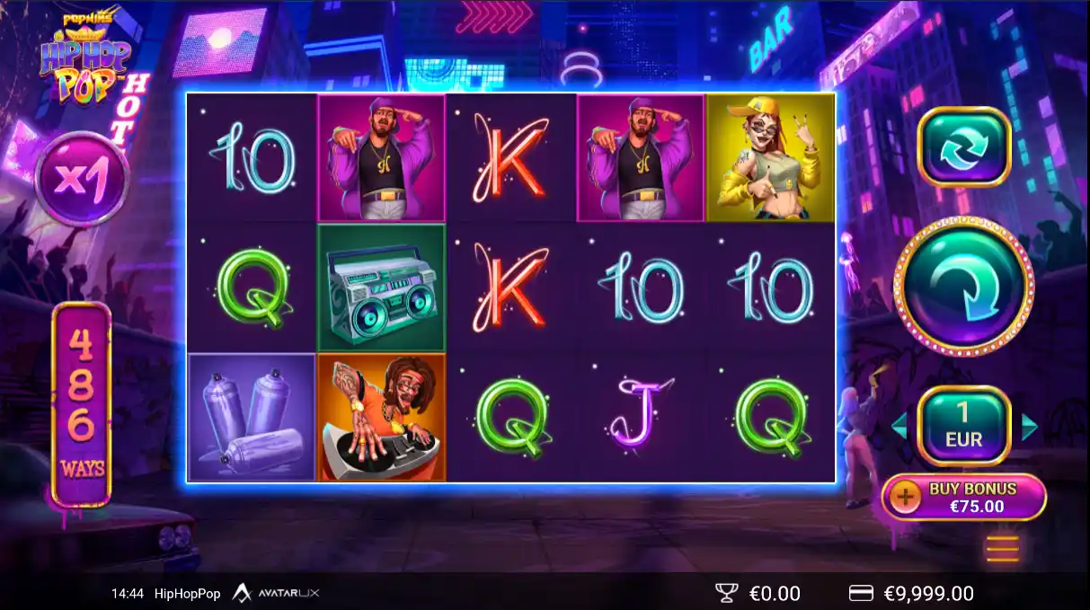 hip hop slot online